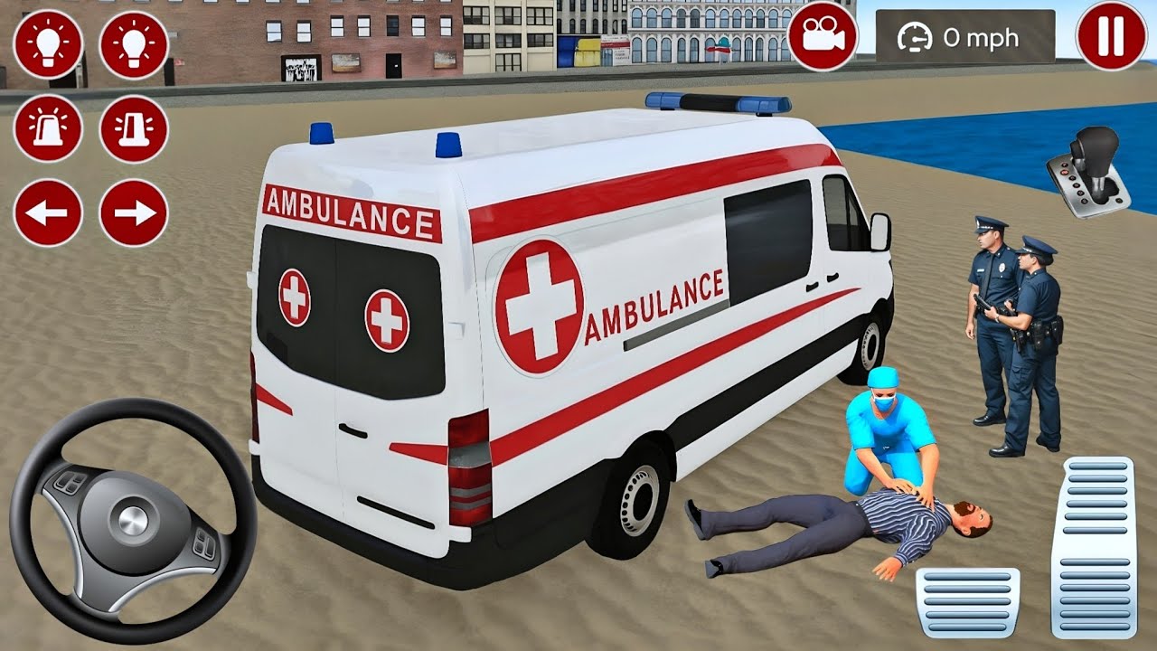 محاكي قيادة شاحنة الإطفاء الحقيقي - ألعاب شاحنة الإطفاء - ألعاب السيارات ألعاب الأندرويد #28