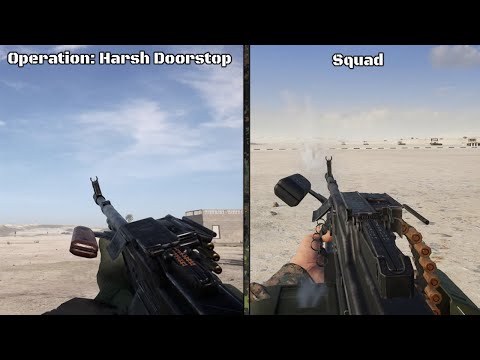 Operation: Harsh Doorstop Vs Squad - Weapons Comparison