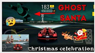 😰'Santa' ghost in extreme car driving simulator new update | christmas celebration | #gaming #ghost screenshot 3