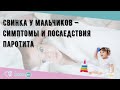 Свинка у мальчиков — симптомы и последствия паротита