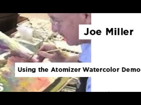 Using the Atomizer : Watercolor Demonstrations