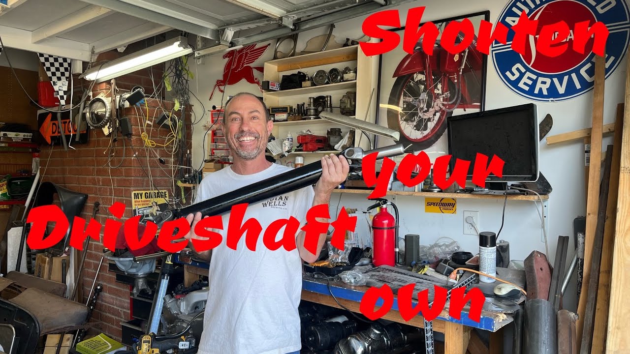 Can you shorten your own driveshaft? hotrod ratrod Ford model A 
