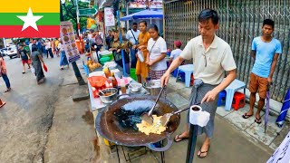 🇲🇲 สตรีทฟู้ดไชน่าทาวน์ย่างกุ้ง | Street food Chinatown Myanmar