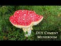 DIY Concrete Mushrooms for your Garden | Making Concrete Toadstools Garden | Cement Project at Home