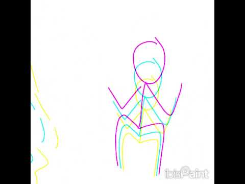 tall and short stikman fight