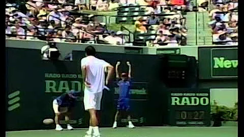 Pete Sampras a collection of 2nd serve Aces Pt 1