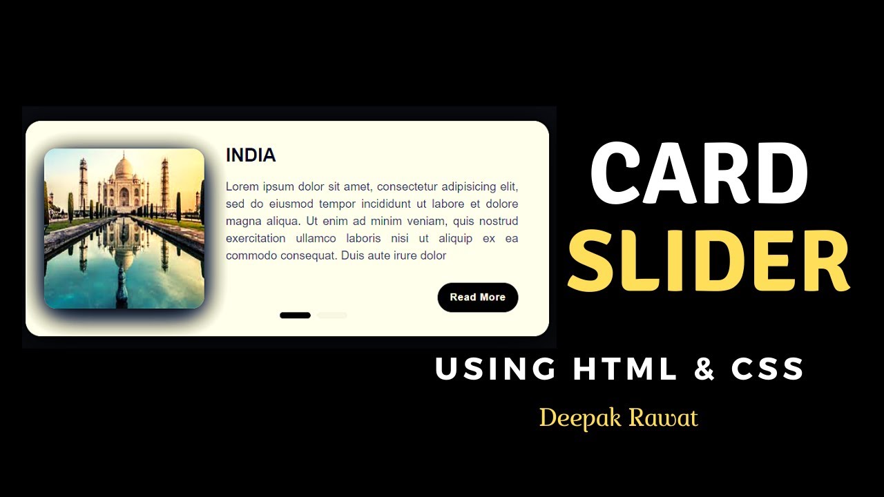 slide presentation html