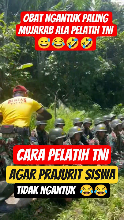 Cara Pelatih TNI agar Prajurit Siswa Tidak Ngantuk Saat Latihan #tnilucu #pelatihtni #pendidikantni
