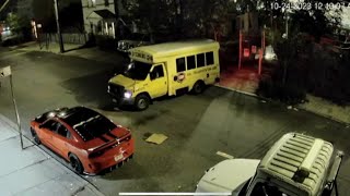 3 school buses stolen from parking lot, suspects caught on camera