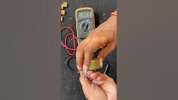 Synchronous Motor generate 300v above electricity ⚡️ with hand 🤚 DIY #dcmotor #diy #shorts