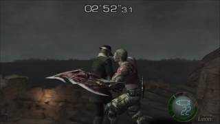 Resident Evil 4 pro mode fastest way to kill krauser (Knife  only) screenshot 4