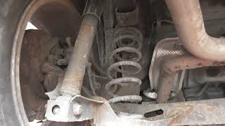 Underside of a Skoda Octavia car 20apr26