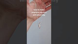 Amphora Pendant with Silver Clay Amphora Pendant with Silver Clay