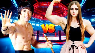 Bruce Lee vs. Julia Vins - EA Sports UFC 4