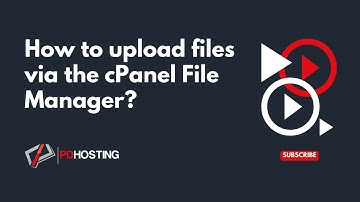 How to upload files via the cPanel File Manager with PD Hosting