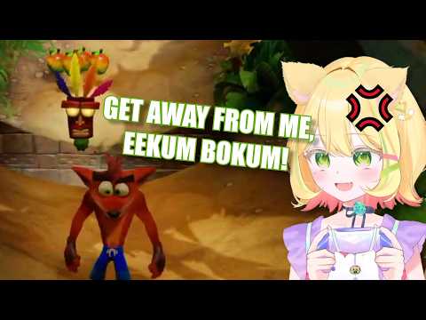 Miki Plays Crash Bandicoot for the First Time
