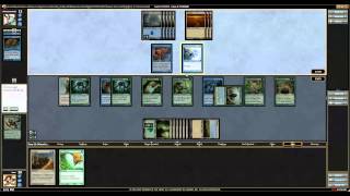 Magic 2014 Draft #10 Match 2 Mono Green Spore tify vs UW Flyers