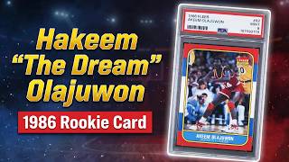 HAKEEM OLAJUWON 1986 FLEER ROOKIE CARD!!