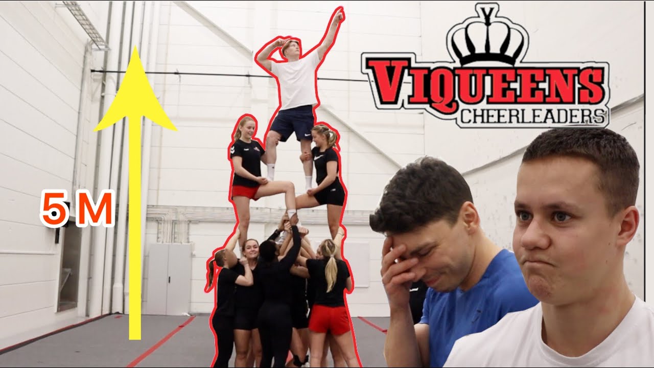 Norges beste turnere prøver cheerleading (Viqueens)
