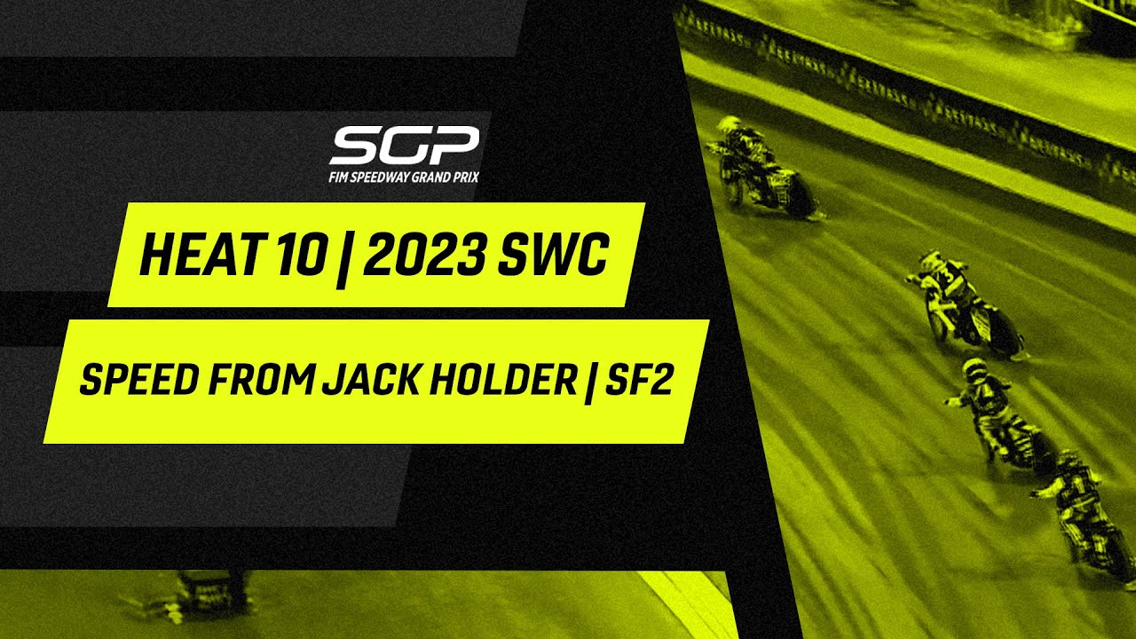 How much speed did Jack Holder have?! 😱 Heat 10 SF2 #SWC | FIM Speedway Grand Prix