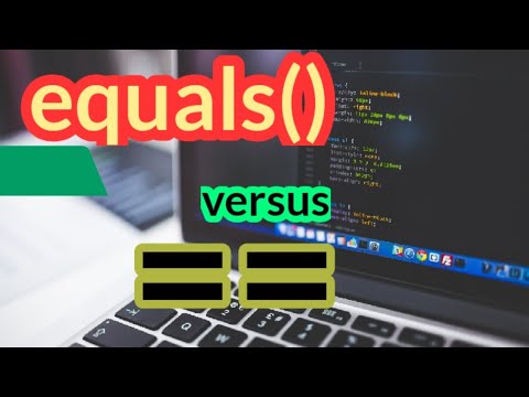 #74 - difference between  equals() &  ==