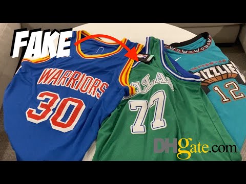 dhgate nba jersey vs real｜TikTok Search