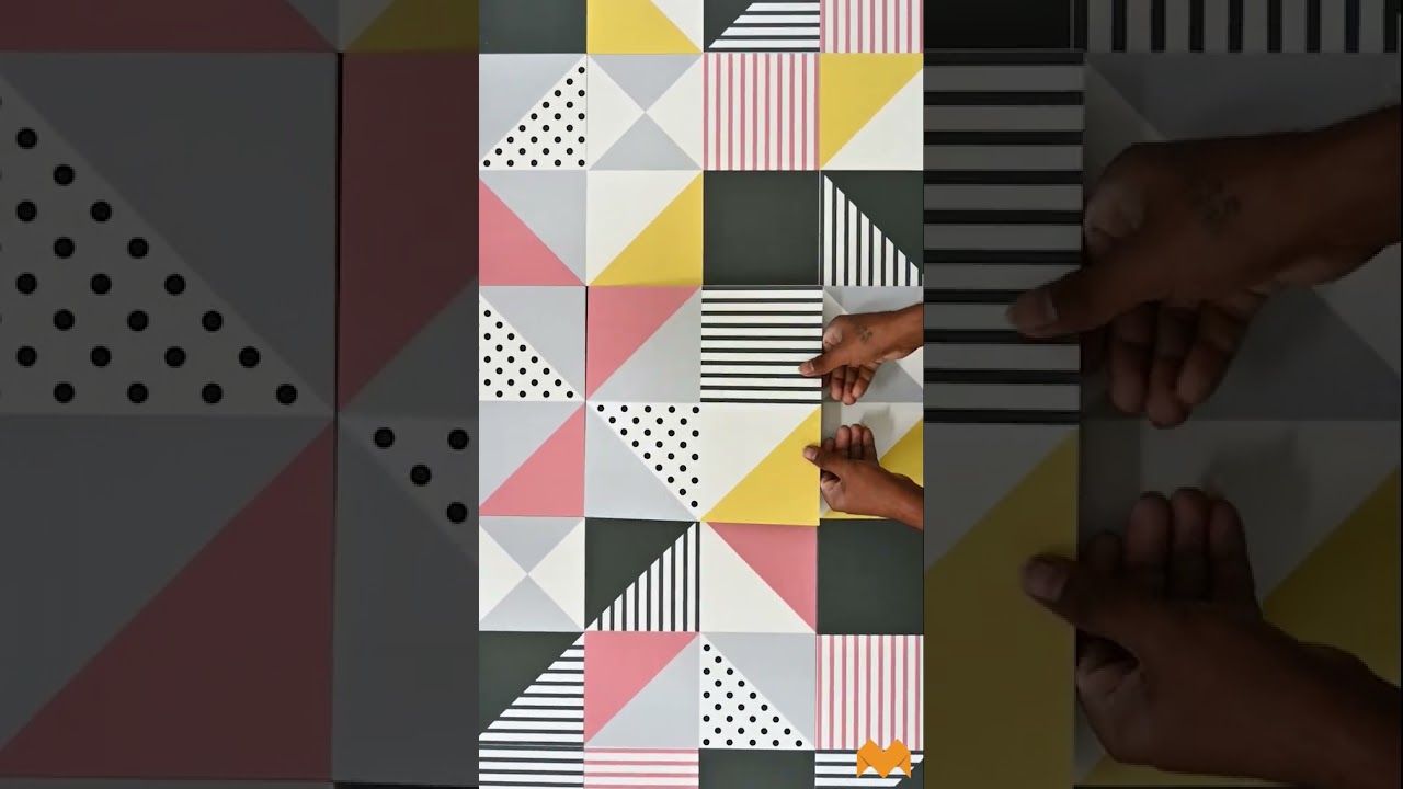 Abstract Art Tile Pattern for Modern Interiors | 2025 Home Design Ideas | Mytyles