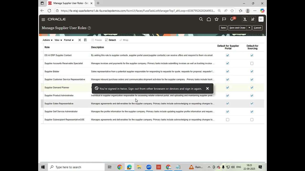 Class18 Oracle Fusion Cloud Procurement Supplier Portal User Creation