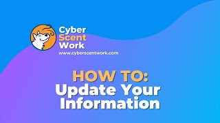 How to Update Your Information