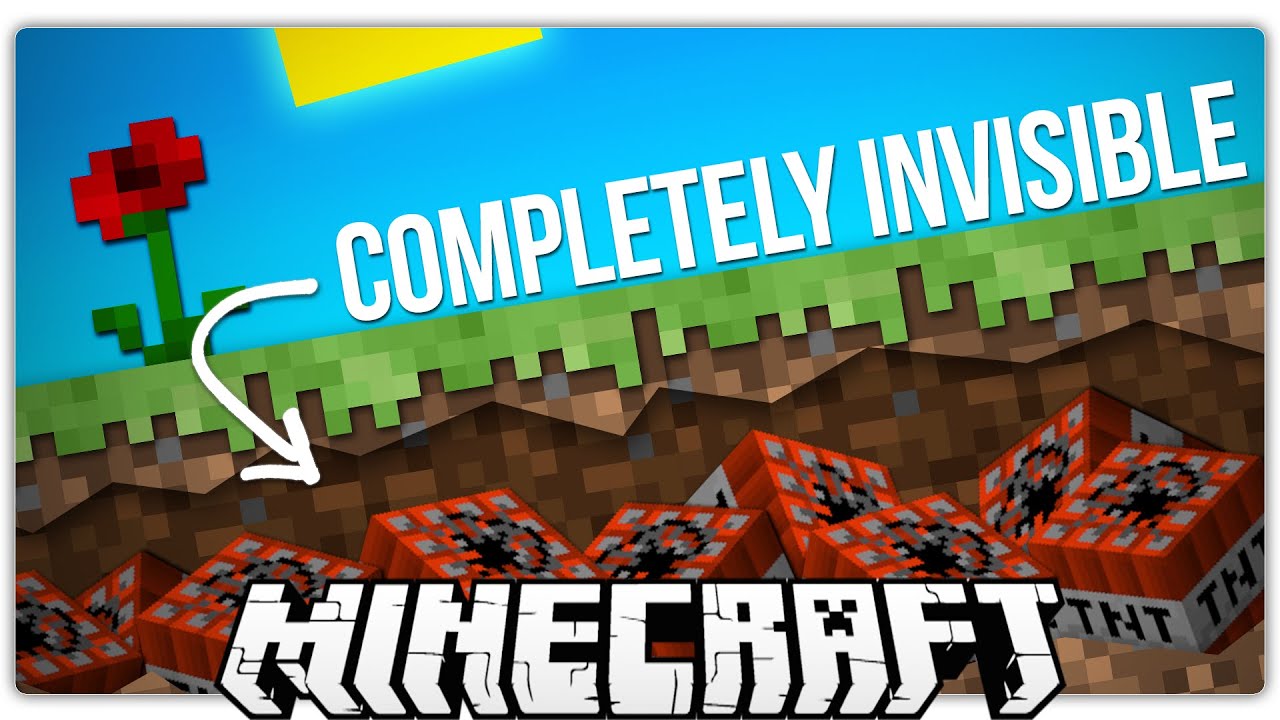 Minecraft How To Build A Completely Invisible TNT Trap YouTube