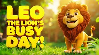 Leo The Lions Busy Day Fun Animal Song For Kids Learn About Lions With Mama Ou Saysay