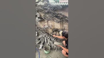 Điêu khắc bức tranh tùng hạc