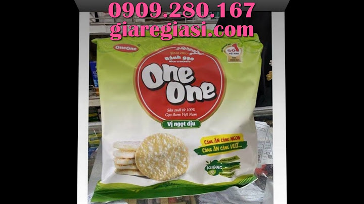 Bánh gạo one one 230g bao nhiêu cái năm 2024