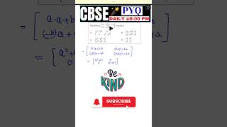 product of two matrices | CBSE 12th math 2026 | matrices important question