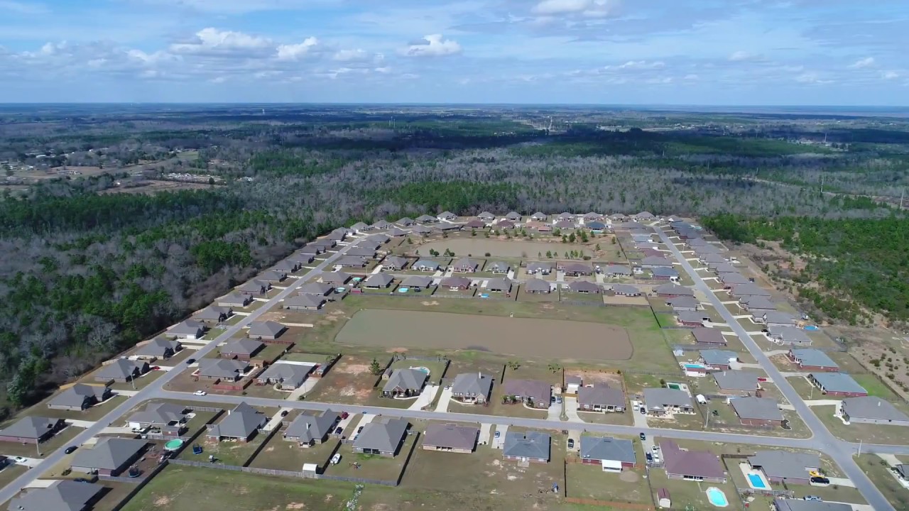 Drone Video of Quinette Rd in Cantonment, FL