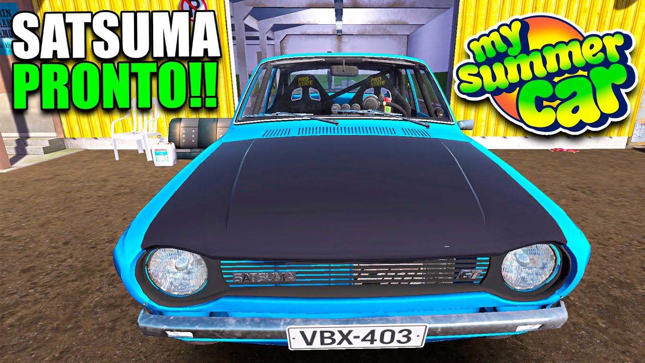 SATSUMA PRONTO PARA O RALLY MY SUMMER CAR BRASIL 