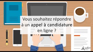 Répondre à un appel à candidature en ligne