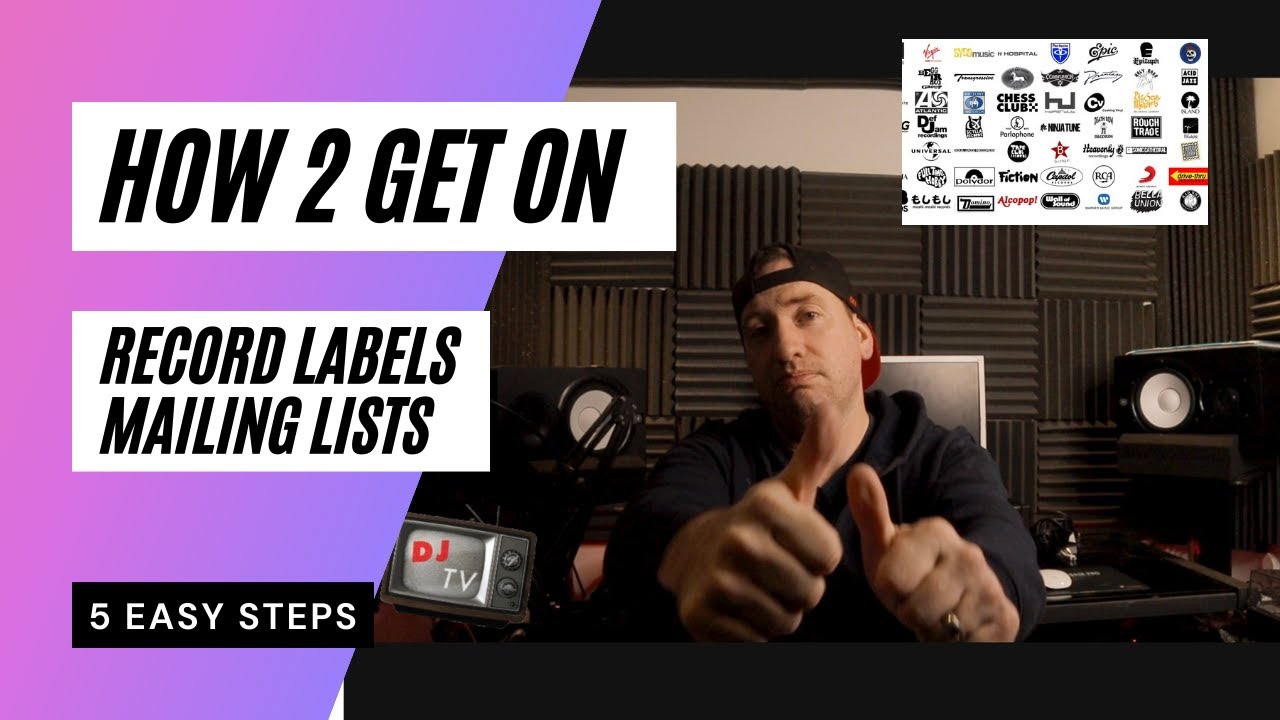 How to get on record label mailing list