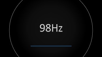 98Hz BASS Frequency BURP (Test Tone)