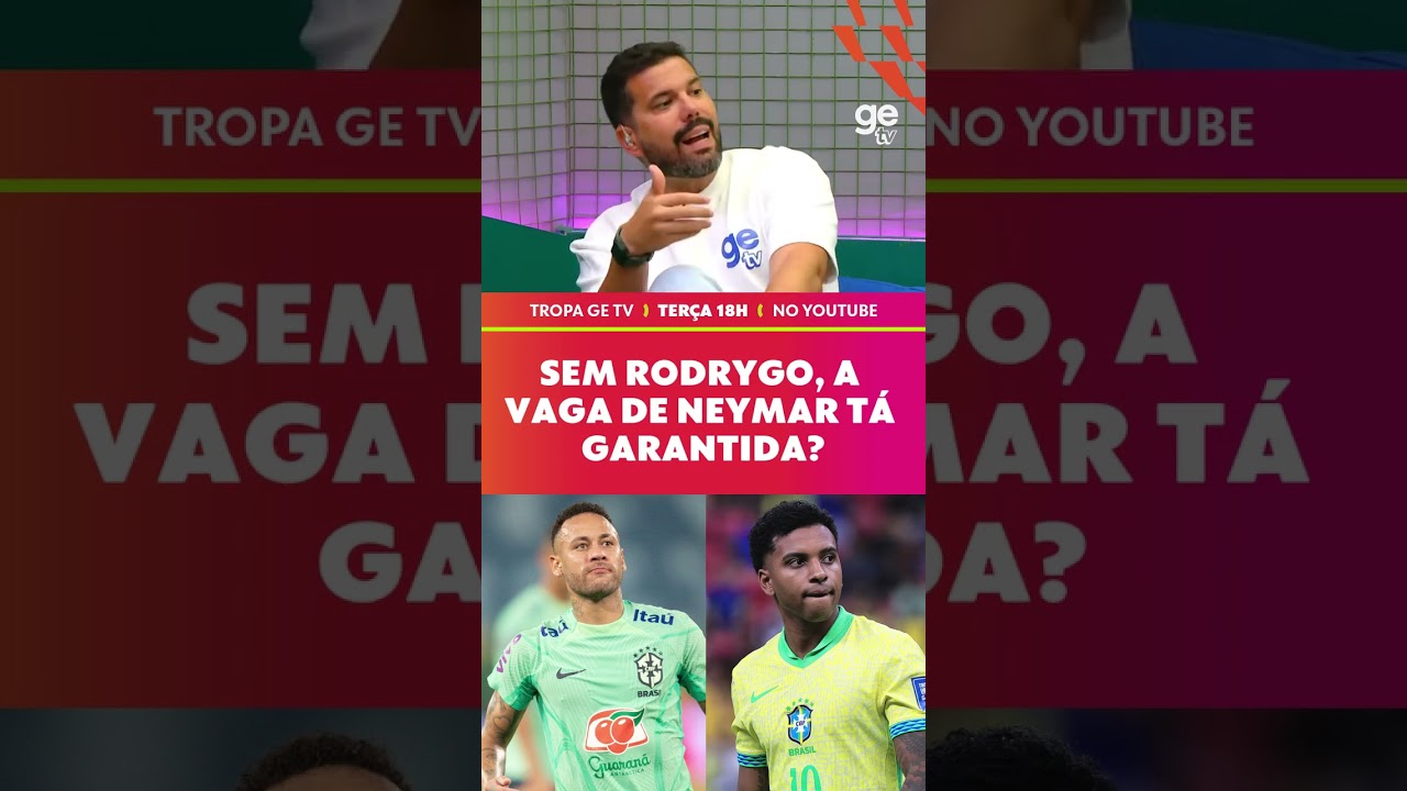 COM A LESÃO DE RODRYGO, NEYMAR VAI PARA A COPA? | #shorts | ge tv