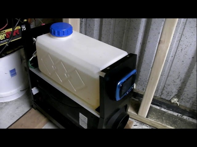 Ebay Diesel Heater Wide Open Consumption & Temperature Test