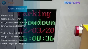 LPR license plate recognition with smart parking management system all in one TGW-LIV4