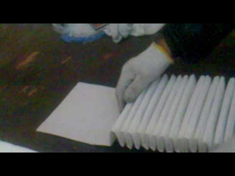 toyota air filter making machine - YouTube