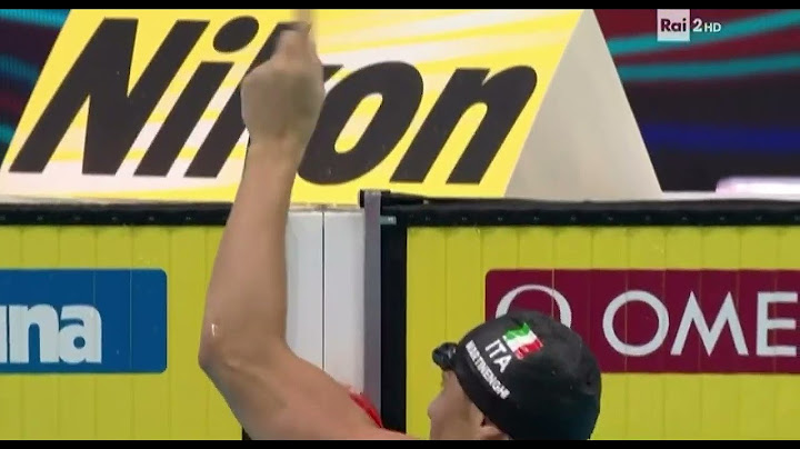 Nicolò martinenghi campione del mondo 58.26 100 rana