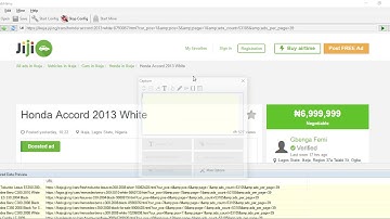 Telephone number scraping from Jiji.ng | Webharvy
