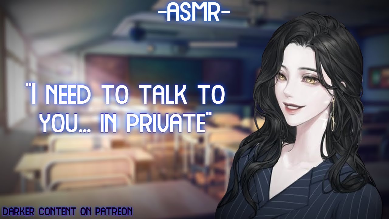 [ASMR] [ROLEPLAY] ♡dom teacher finds your love note♡ (binaural/F4A)