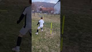 Young Athletes Intense Soccer Training Session