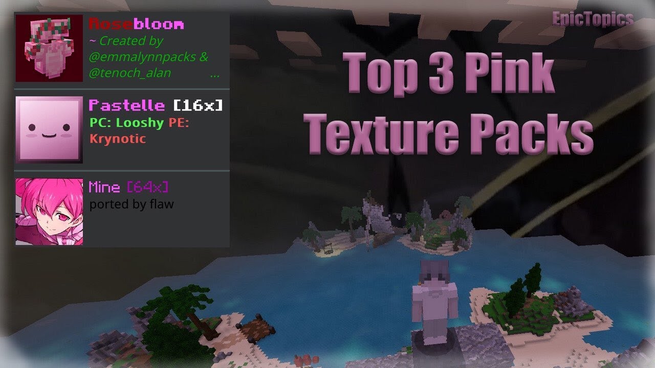 The BEST 3 Pink Texture Packs for Hypixel! 1.8.9 YouTube
