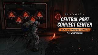 Central Port Connect Center (Unlock the door two terminal) Head to Eight in Pragmata Game