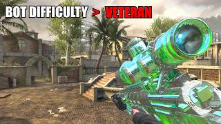 can i beat VETERAN bots on Black Ops 2 Sniping only?